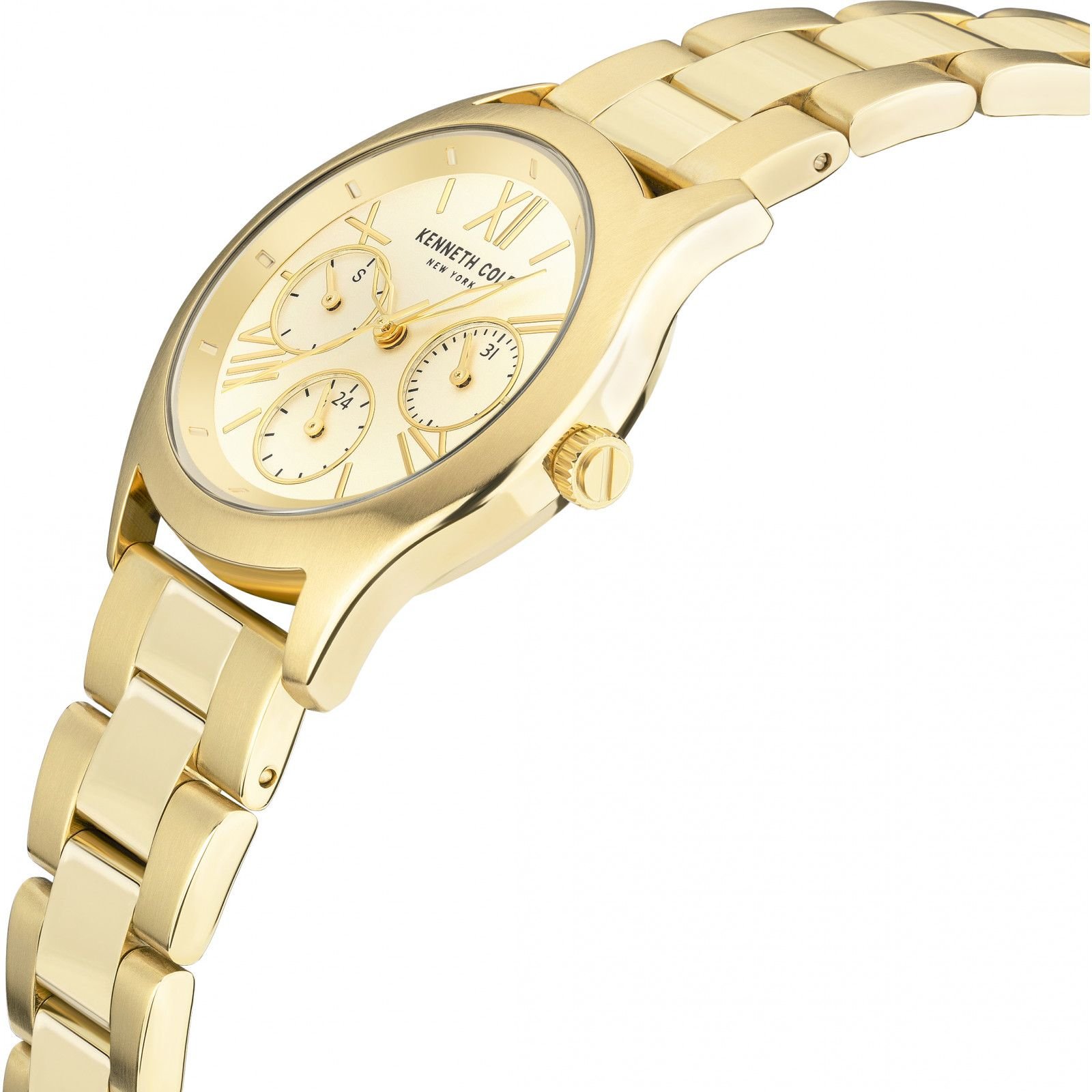 Kenneth Cole Kenneth Cole Women's KCWLK2126303 Classic 34mm Quartz Watch in Gold - 3