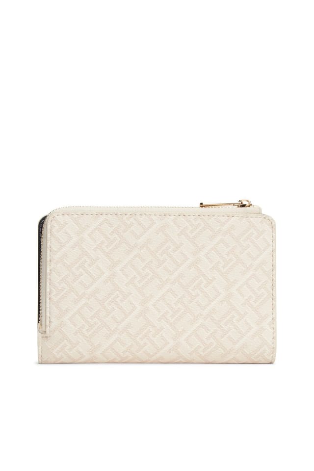 Tommy Hilfiger Tommy Hilfiger Women's Icon Bifold Wallet Monoplay Neutral Mix in Natural - 2
