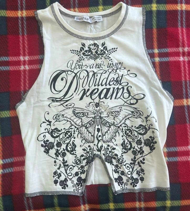 Bershka Bershka “Wildest Dreams” Graphic Tank Top