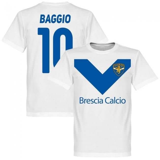 Brescia Brescia Men's Roberto Baggio Team T-Shirt in White