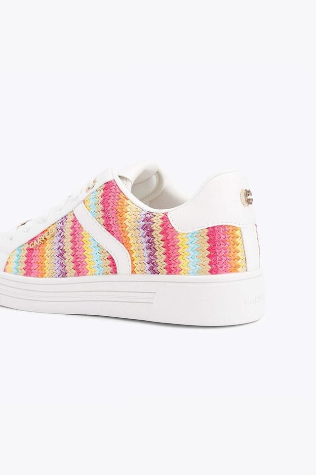 Carvela Carvela Women's 'Daze Stripe' Fabric Trainers - 3