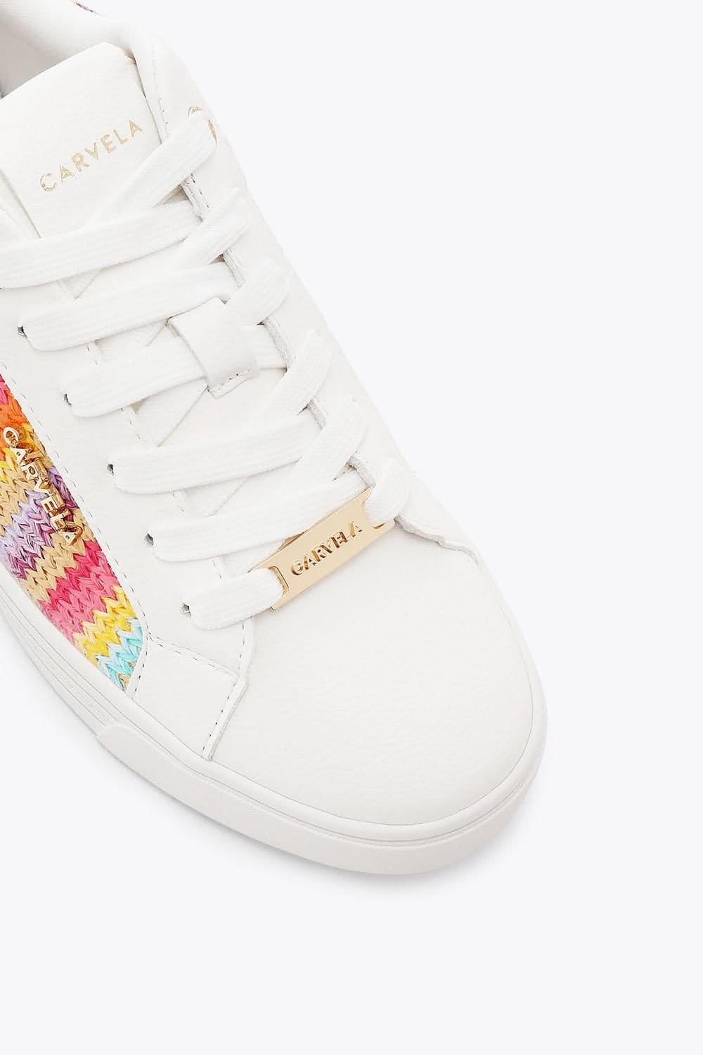 Carvela Carvela Women's 'Daze Stripe' Fabric Trainers - 4