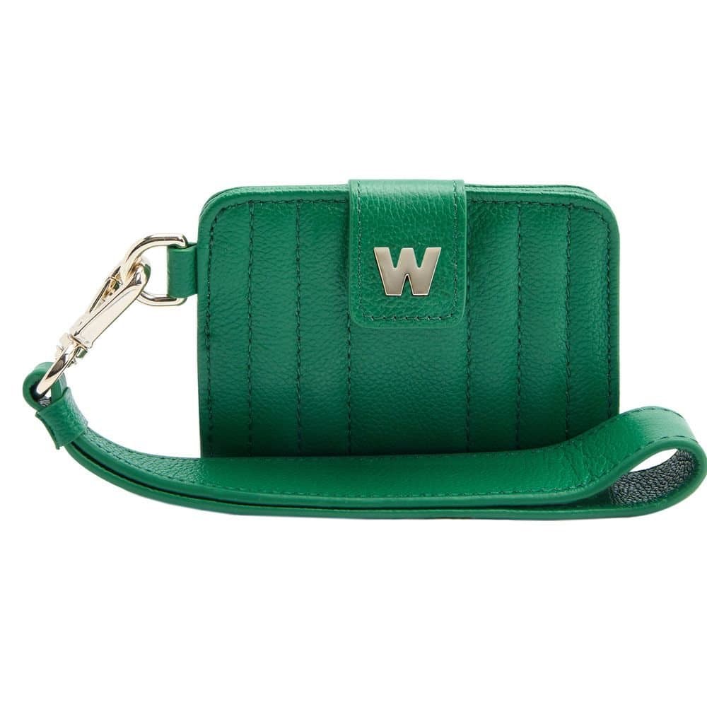 Wolf WOLF Women's Mimi Credit Card Holder with Wristlet in Dark Green