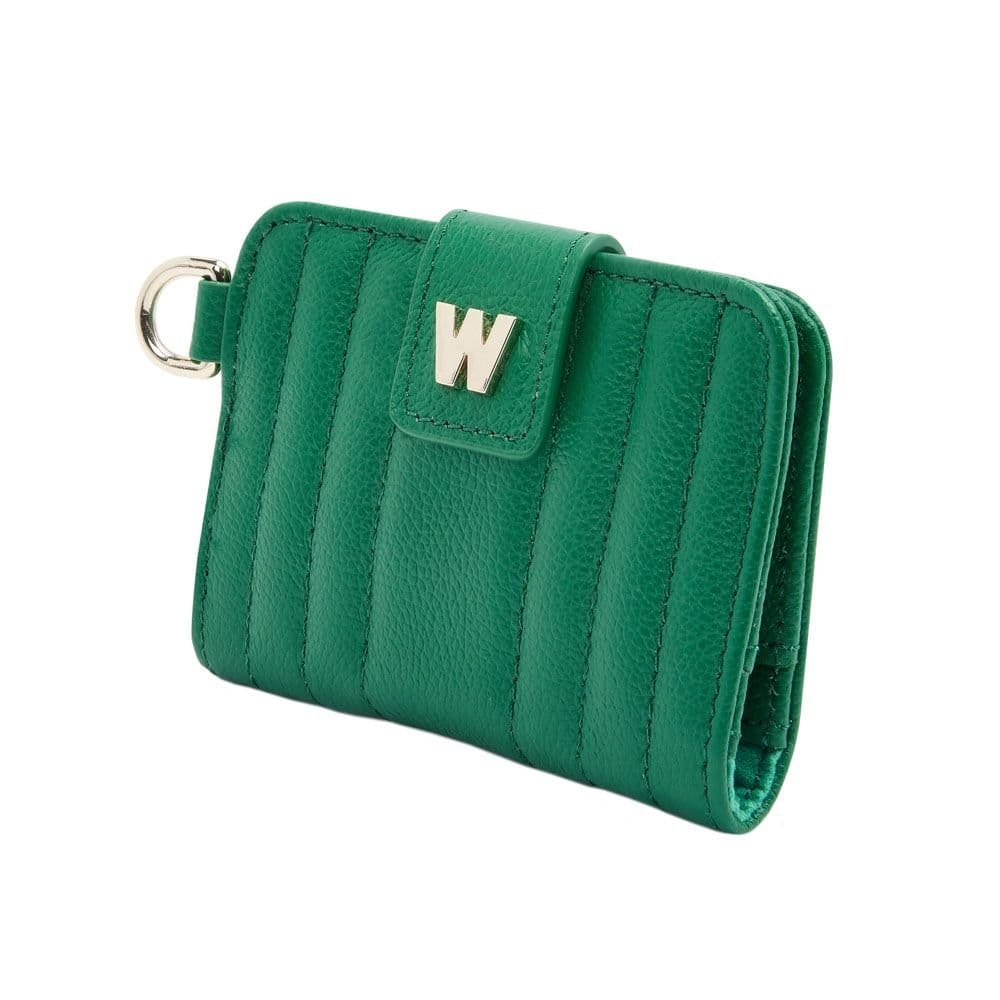 Wolf WOLF Women's Mimi Credit Card Holder with Wristlet in Dark Green - 4