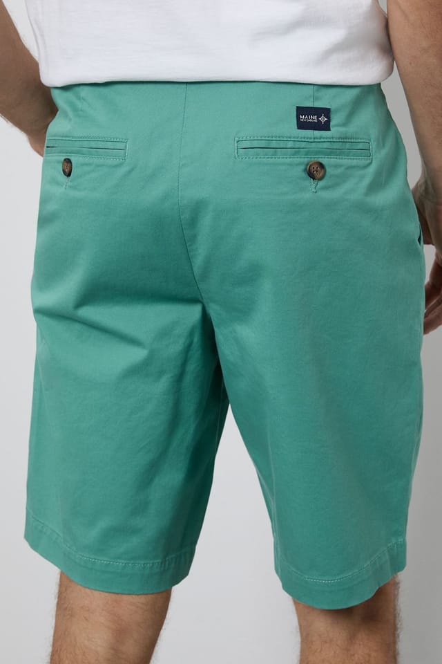 Maine Maine Men's Aqua Premium Chino Shorts - 2