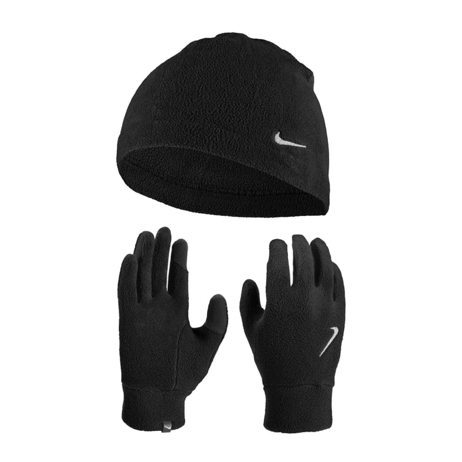 Nike Nike Women's Fleece Beanie & Gloves Set in Black
