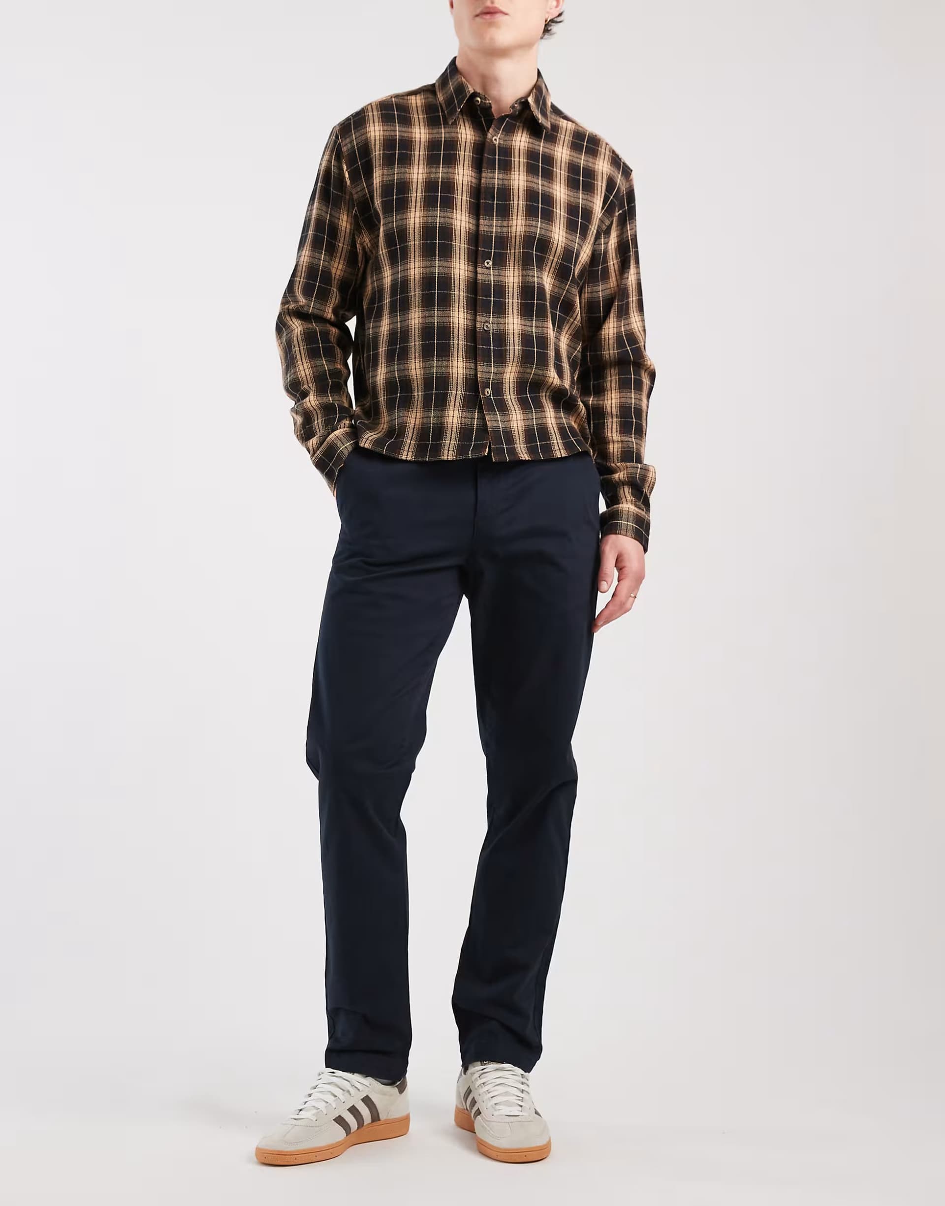 ASOS ASOS Navy Slim Leg Chino Trousers