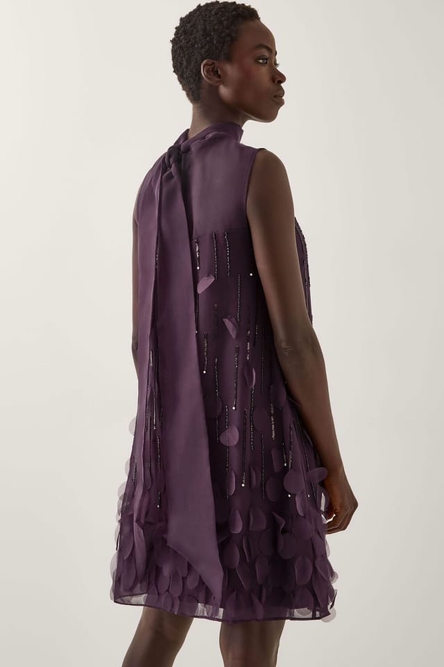 Monsoon Monsoon Women's Cassidy Sleeveless Mini Dress Purple - 2