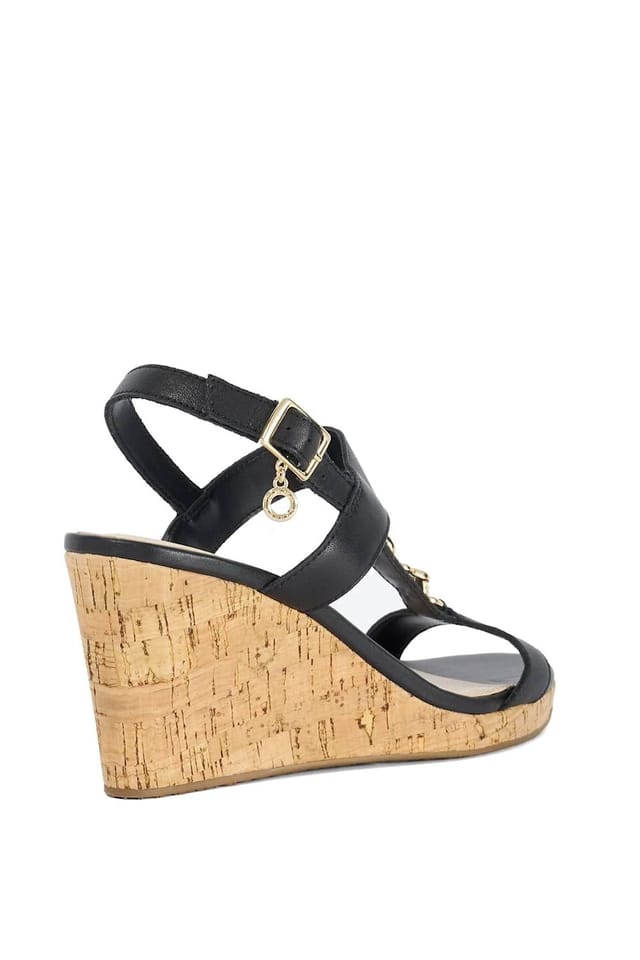 Dune London Dune London Women's 'Kasslie' Leather Wedges in Black - 3