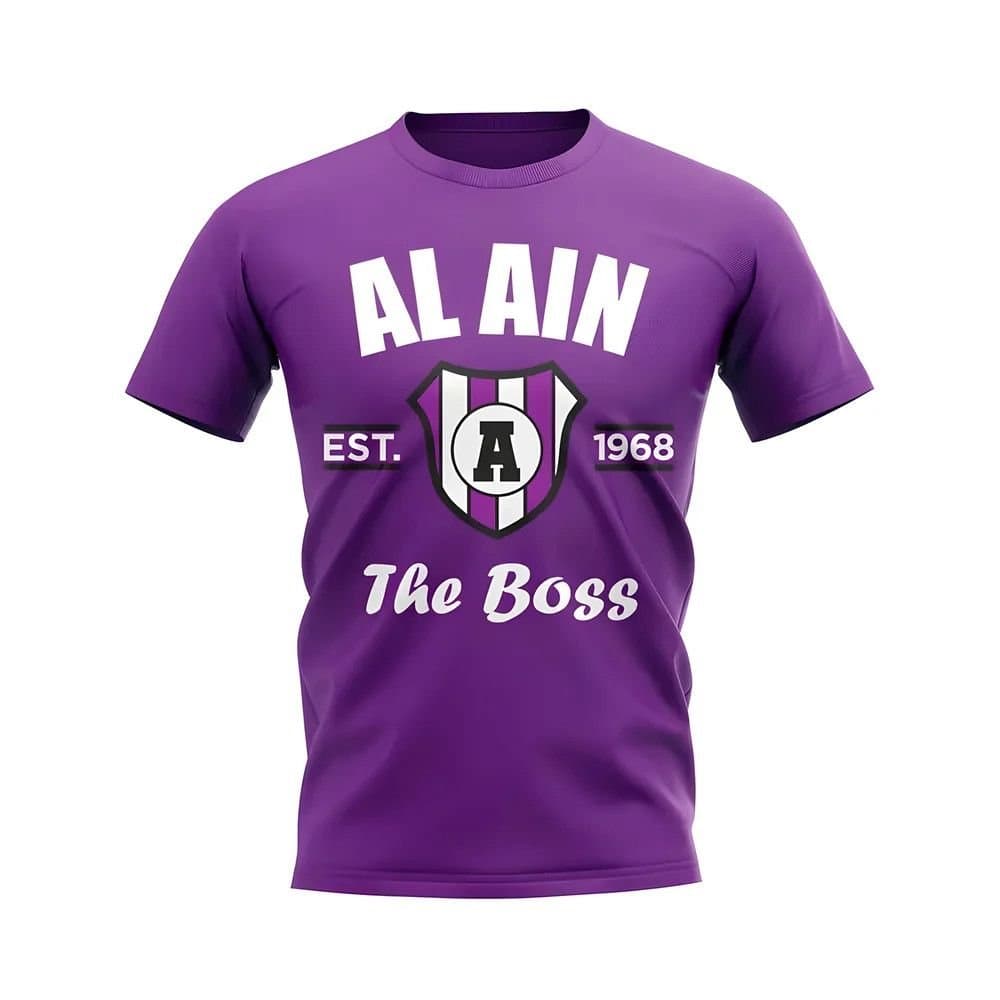 Al Ain Al Ain Purple Personalised Football T-Shirt for Men