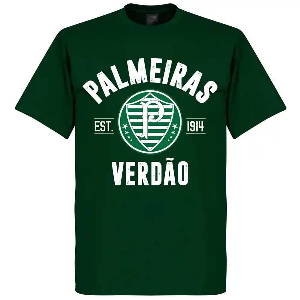 Palmeiras Palmeiras Men's Established T-Shirt - Bottle in Green