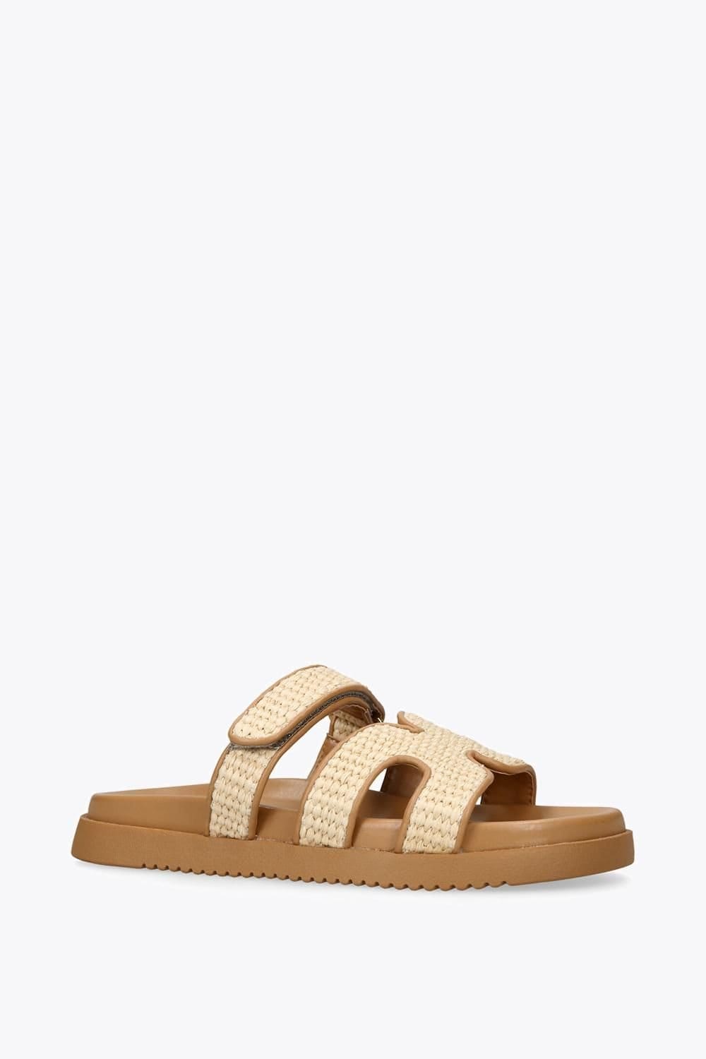 Steve Madden STEVE MADDEN Women's 'Missile Raffia' Sandals in Beige - 4