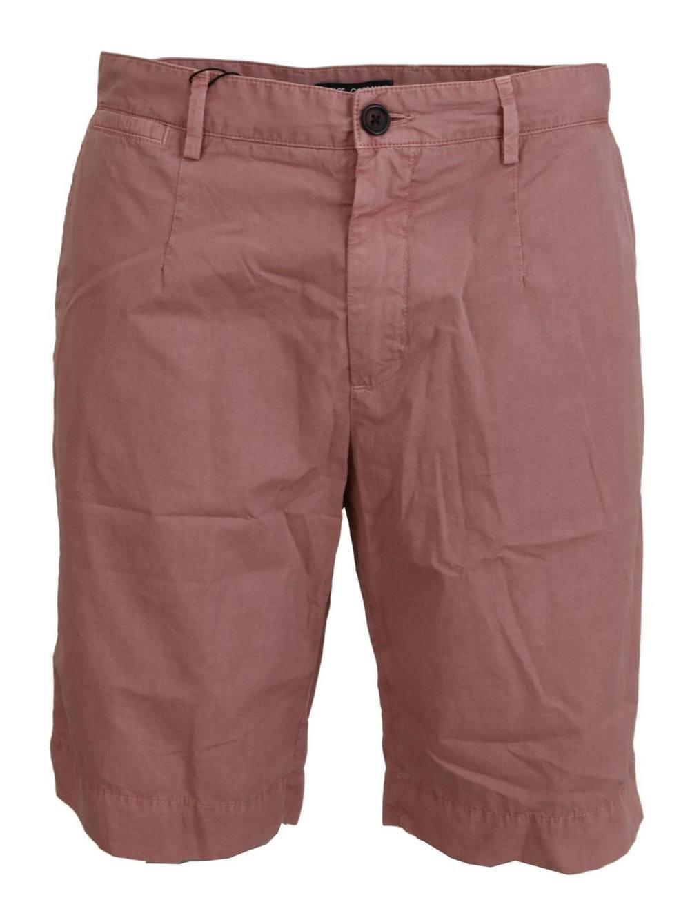 Dolce & Gabbana Dolce & Gabbana Men's Pink Chinos Cotton Casual Shorts - 2