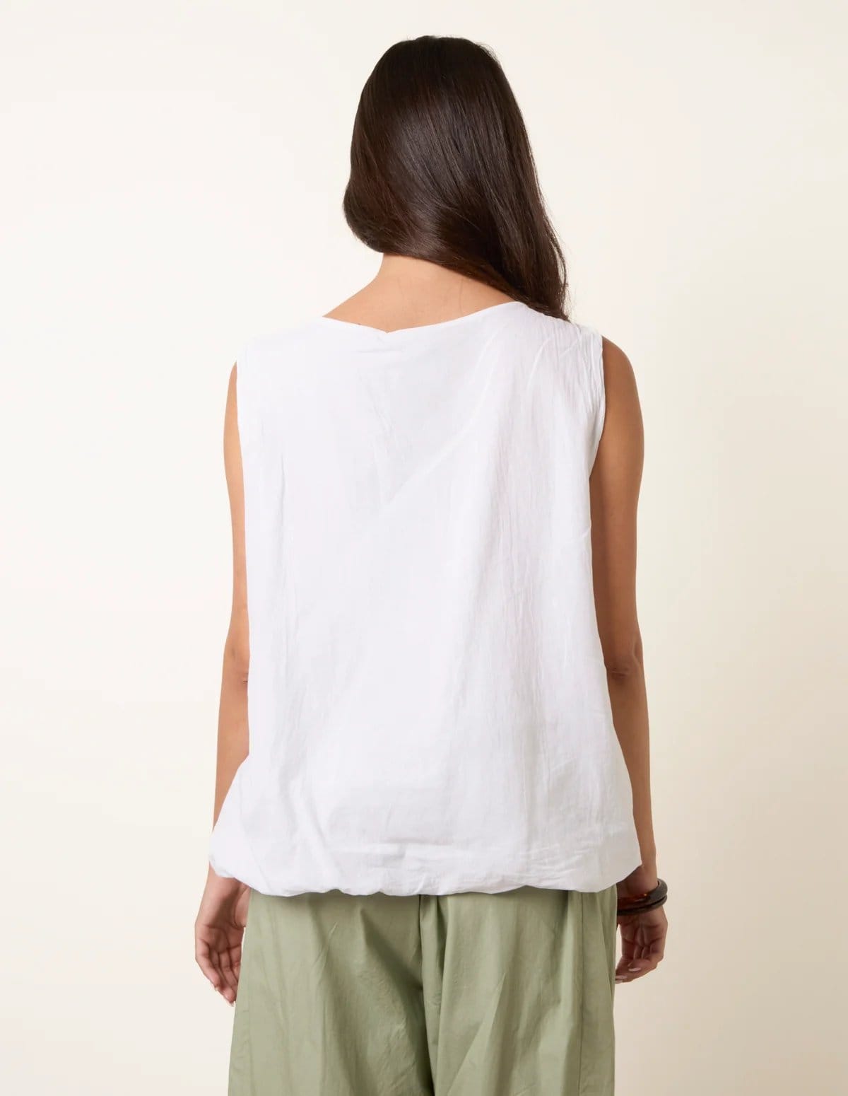 Blue Vanilla Puffball Flower Top - 4