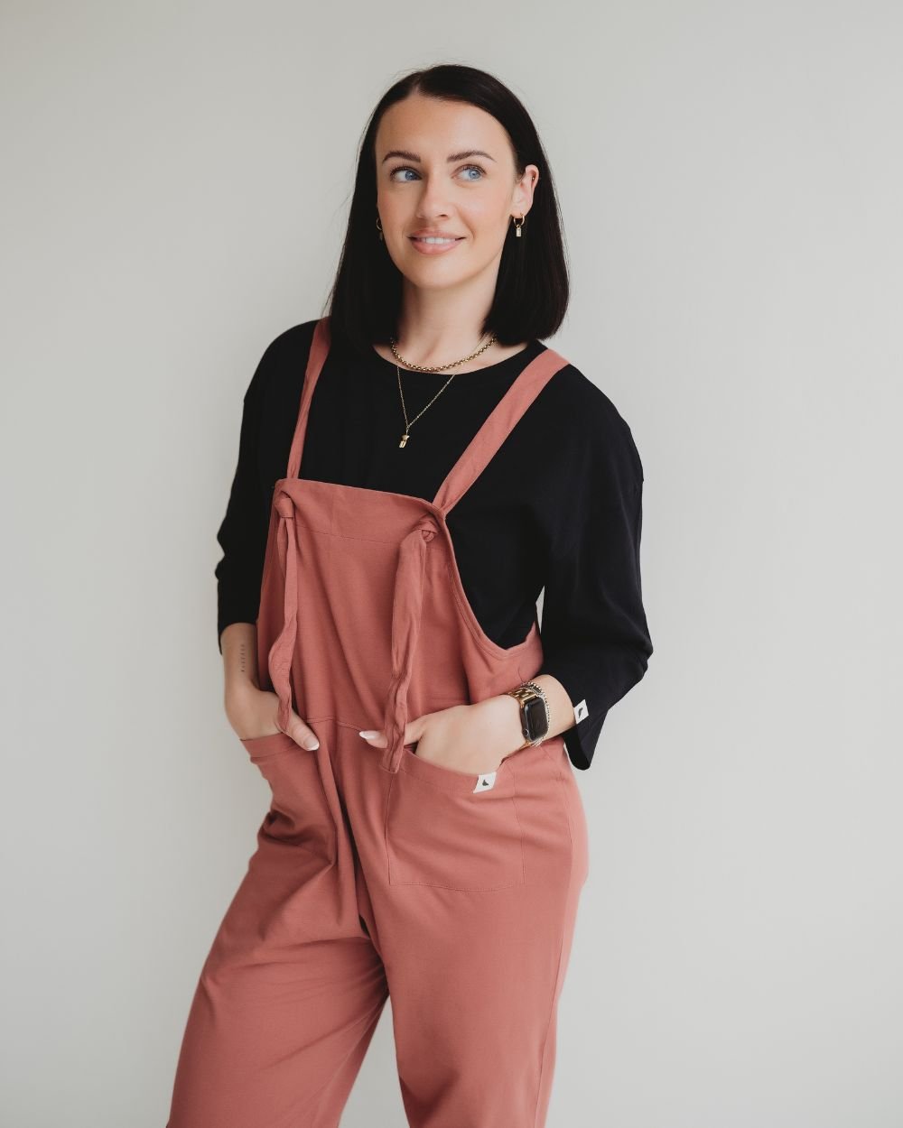 Turtledove London Turtledove London Women's Lila Red Dungarees - 2