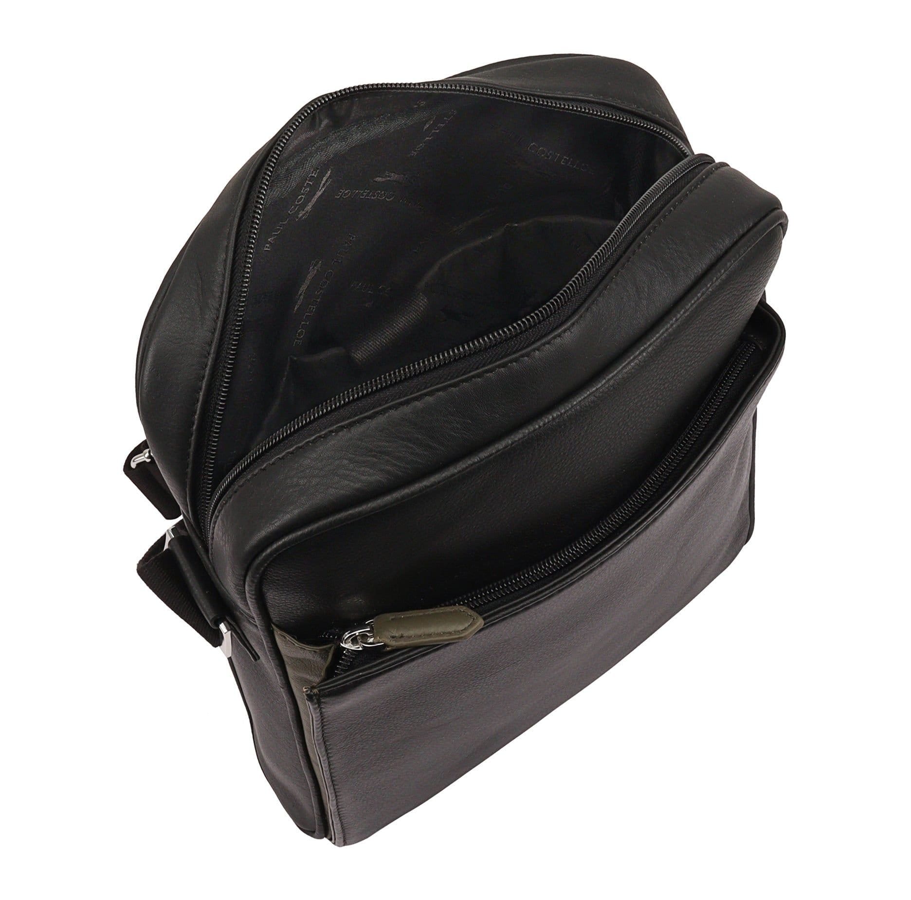 Paul Costelloe Paul Costelloe Men's Kaleb Manbag in Black - 4