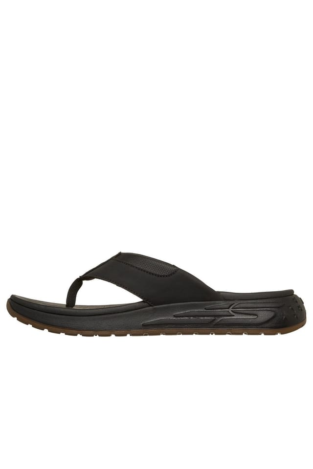 Skechers Skechers Men's STREET RETRO JOGGER SD Synthetic Thong Sandal in Black - 3