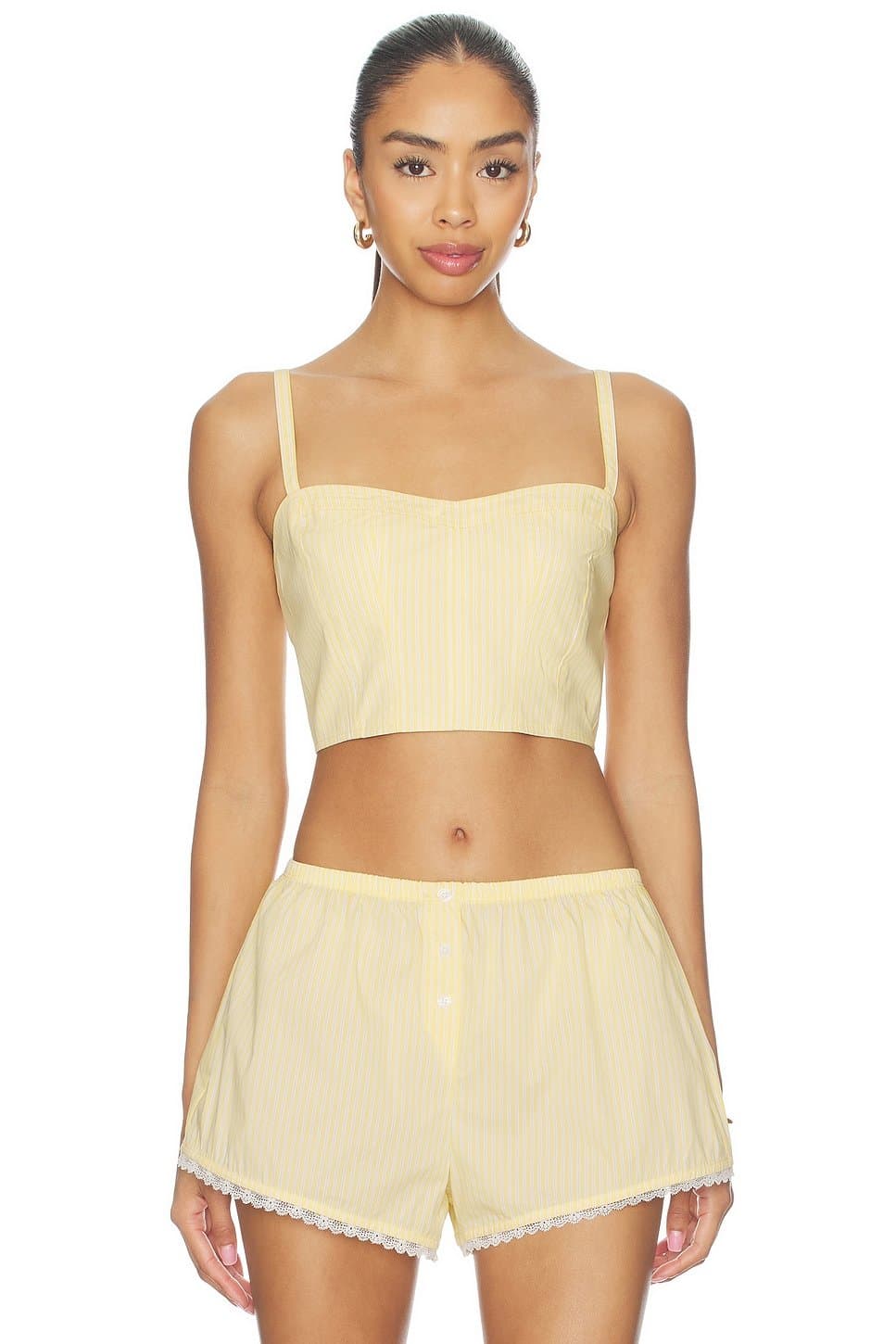 revolve Poplin Buster Cami Top