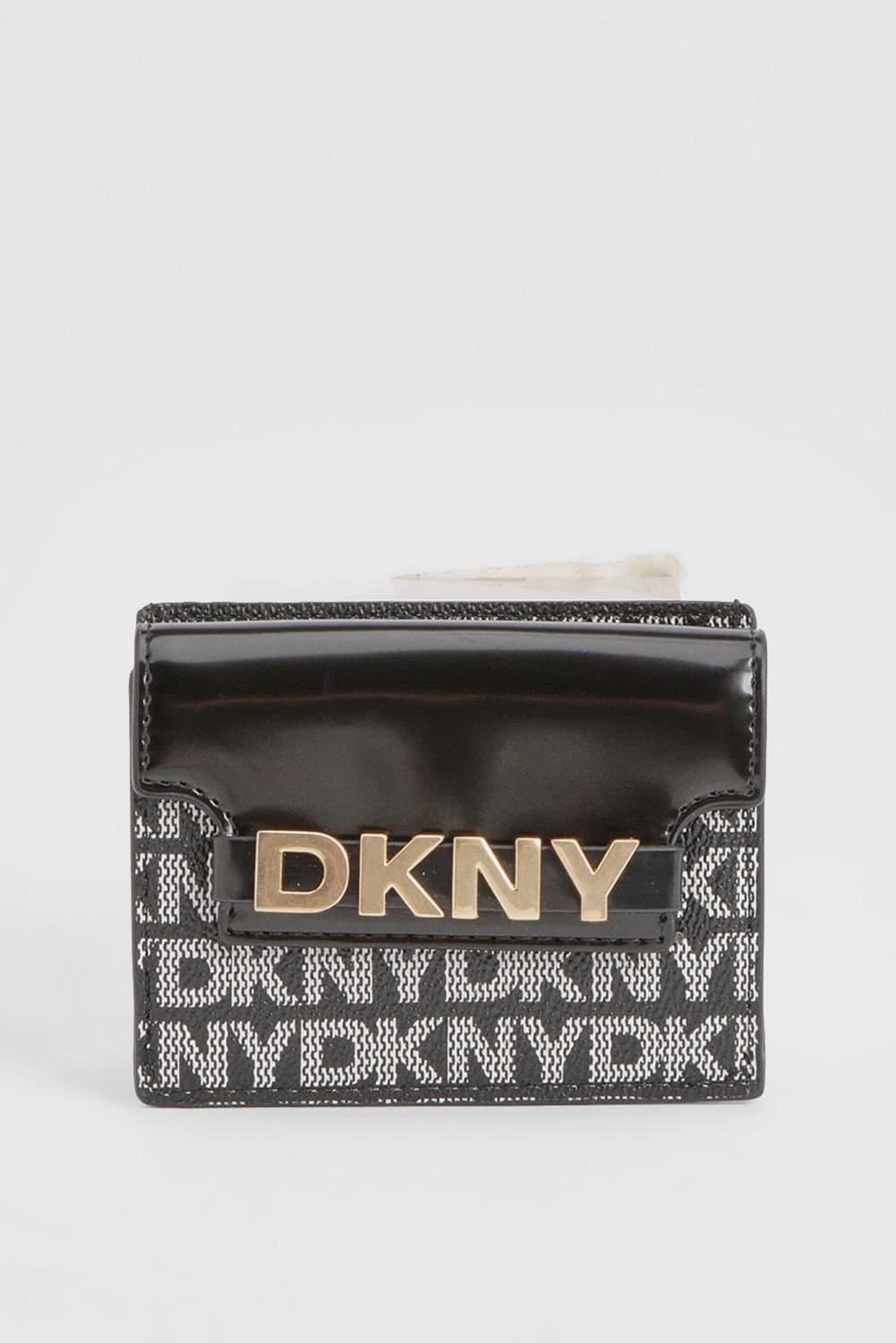 DKNY DKNY Women's AVRIL CARDCASE BLACK LOGO