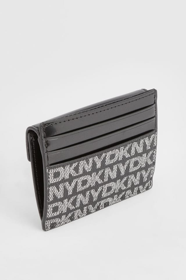 DKNY DKNY Women's AVRIL CARDCASE BLACK LOGO - 2