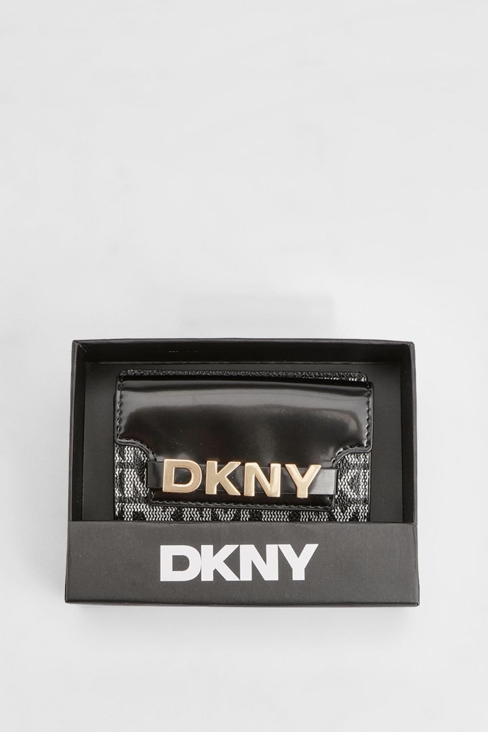 DKNY DKNY Women's AVRIL CARDCASE BLACK LOGO - 4