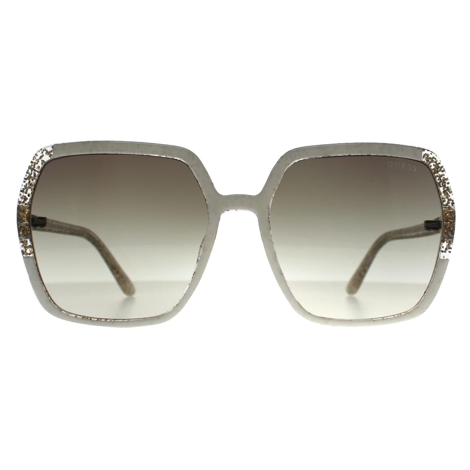 Guess Guess Women's Square White Green Gradient GU7883