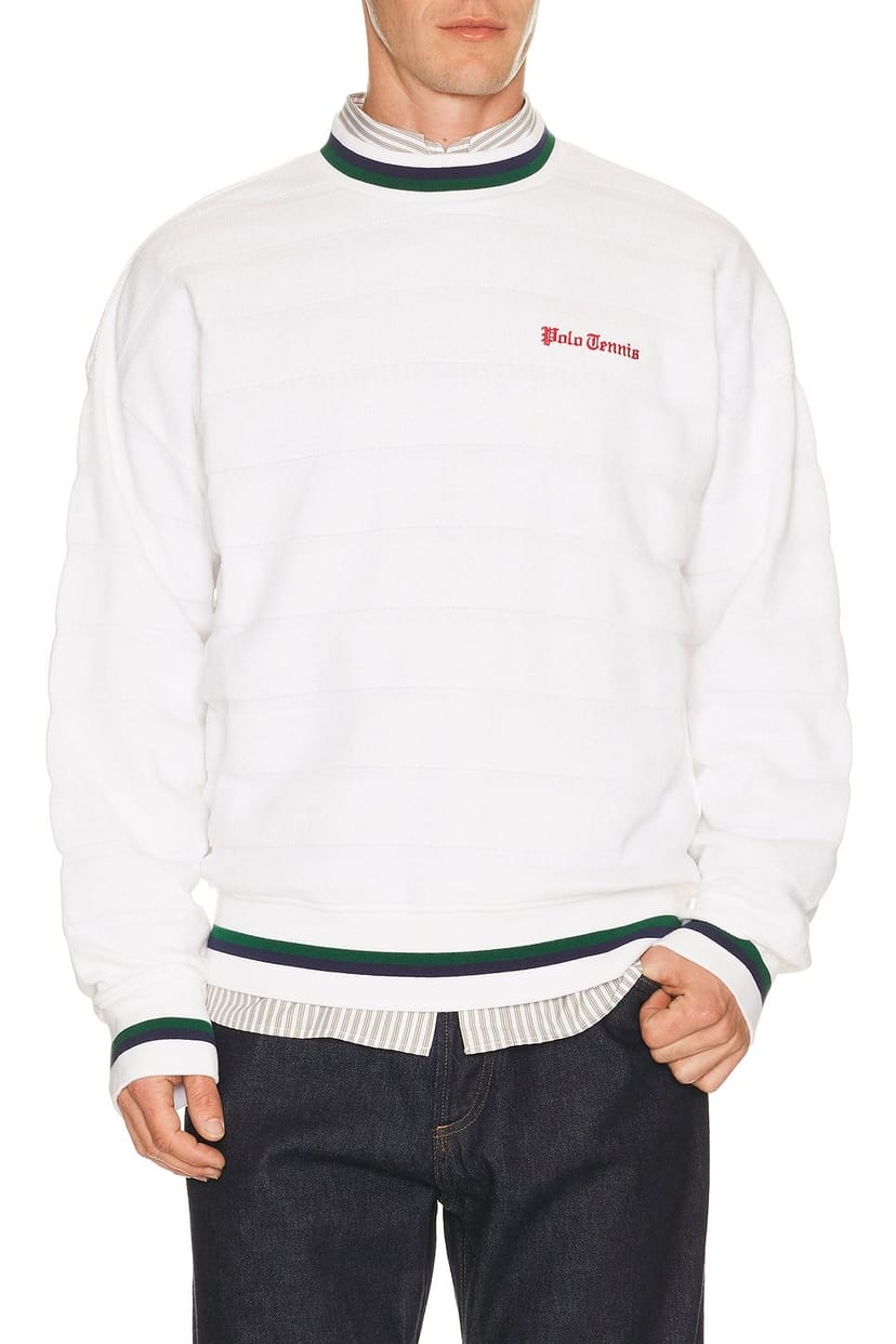 revolve Bar Stripe Polo Tennis Pullover - 1