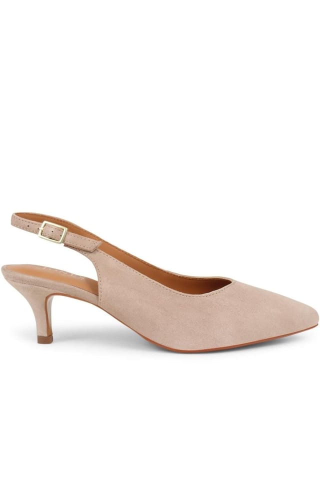 Jones Bootmaker Jones Bootmaker Women's Zaria Slingback Heels in Beige - 2