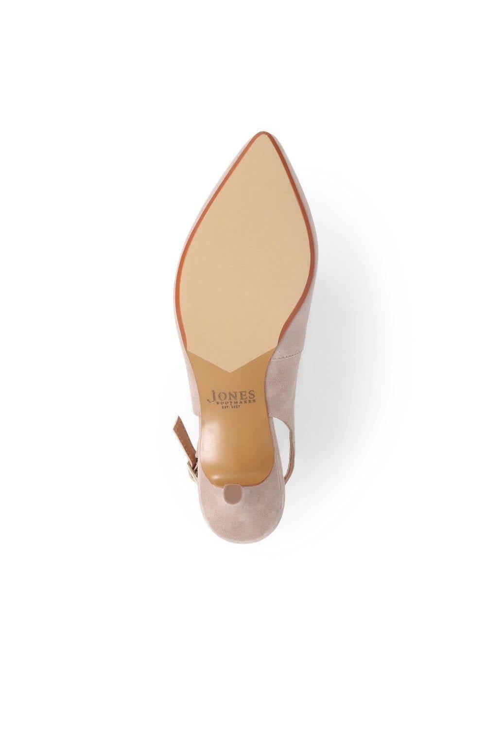 Jones Bootmaker Jones Bootmaker Women's Zaria Slingback Heels in Beige - 4