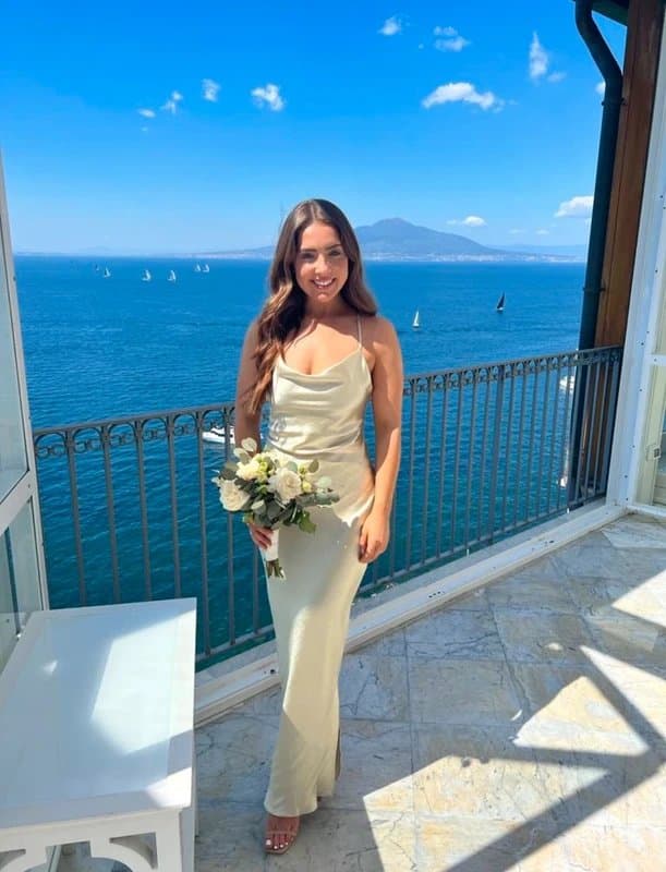 ASOS Light green silk satin size 8 dress