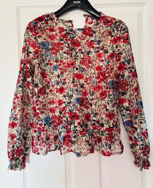 Primark Primark peplum lace wedding party holiday work top 8-10 same day post