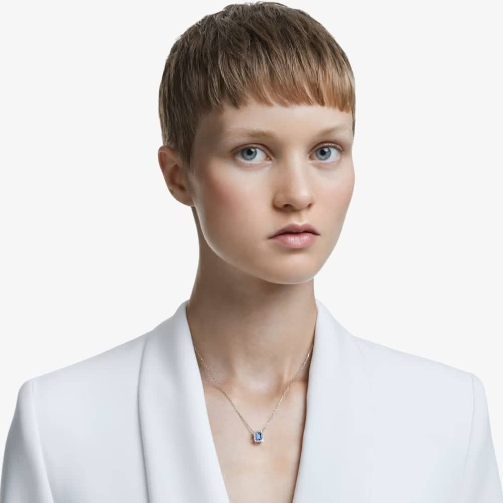 Swarovski Swarovski Women's Millenia Octagon Cut Necklace 5614926 in Silver - 4