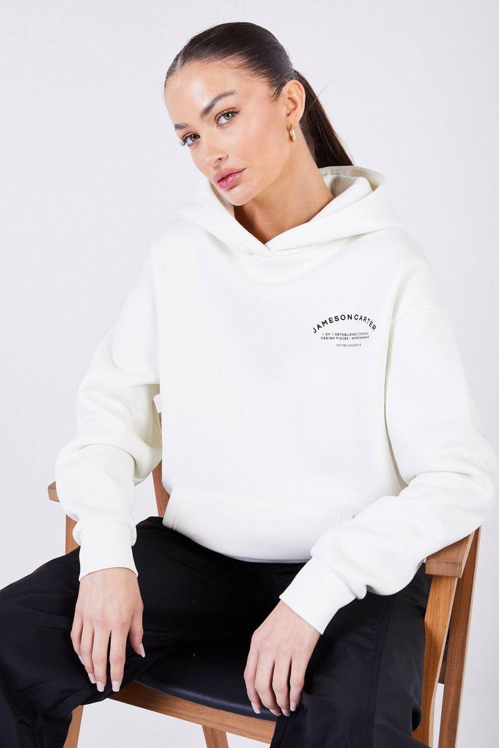Jameson Carter Jameson Carter Women's Louie Hoodie in White - 2