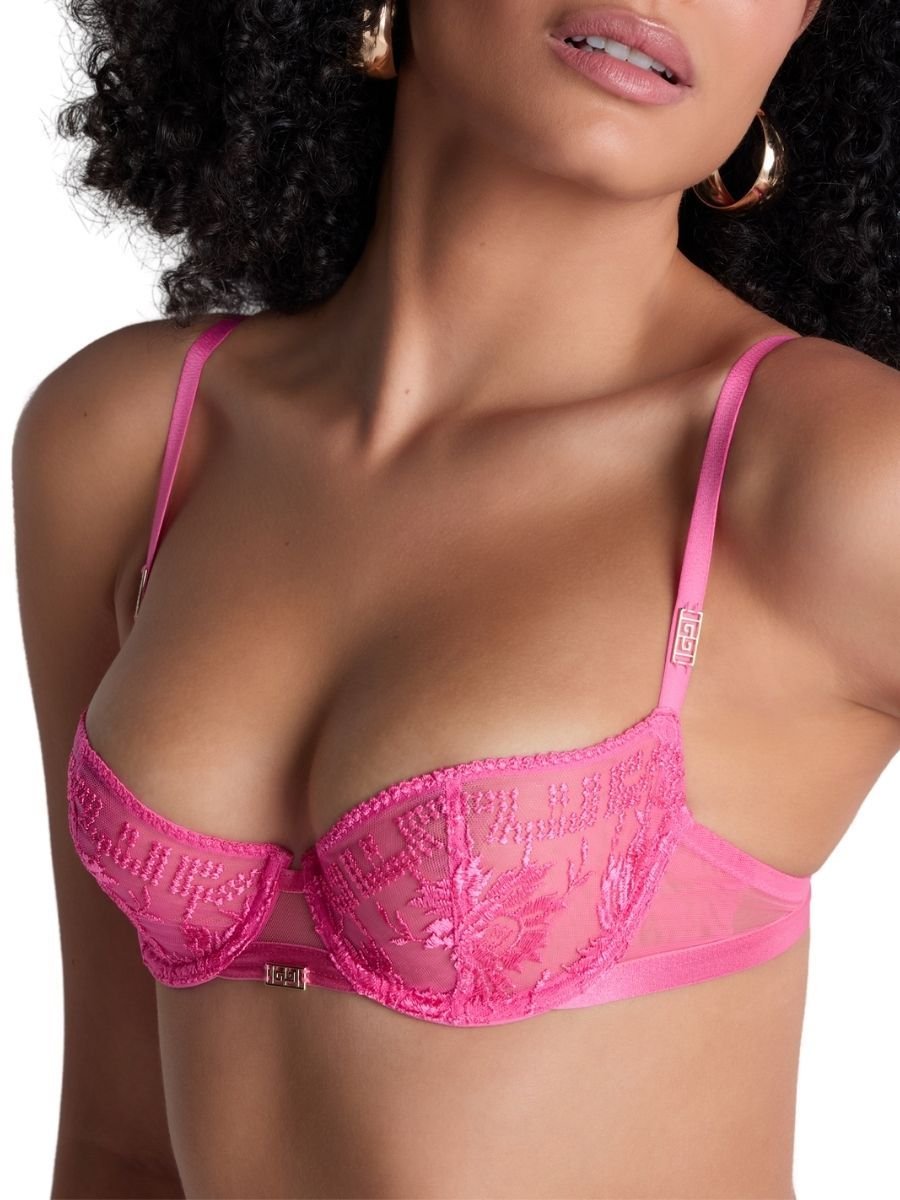 Aubade Aubade Women's Rules of Attraction Half Cup Bra in Pink - 4