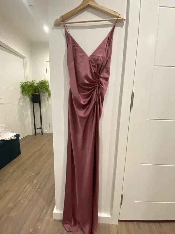 ASOS ASOS edition pink orchid occasion bridesmaids dress