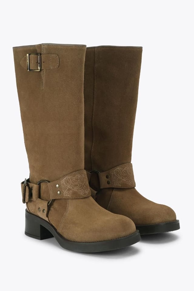 Steve Madden STEVE MADDEN Women's 'Bonetta 003' Suede Boots in Taupe - 2