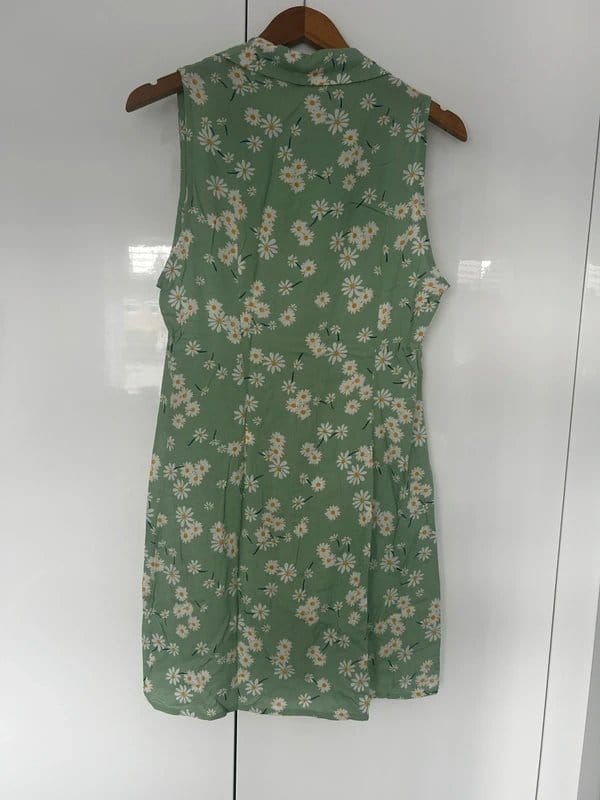 ASOS Design Green Floral Summer Dress