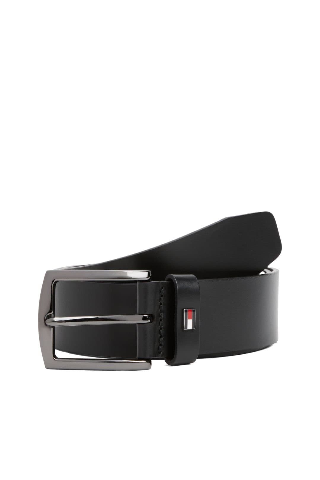 Tommy Hilfiger Tommy Hilfiger Black Leather Belt