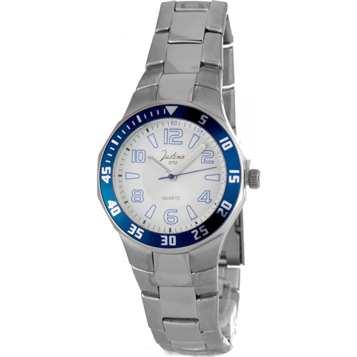Justina Justina Women's 11909A 31mm Quartz Watch in Silver - 1