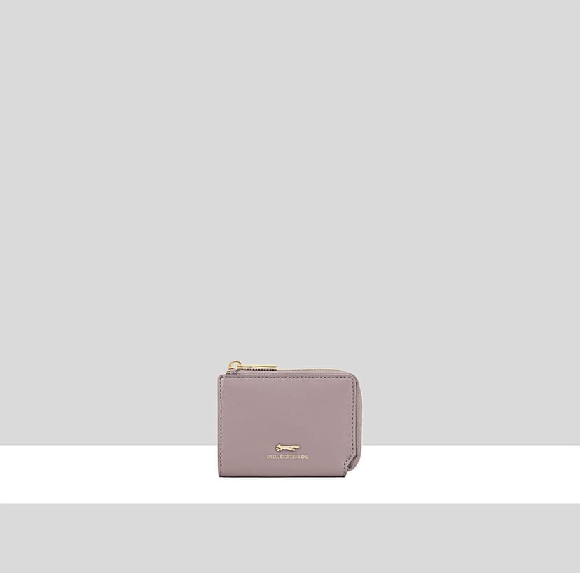 Paul Costelloe Paul Costelloe Women's Tano Leather Purse in Mauve - 1