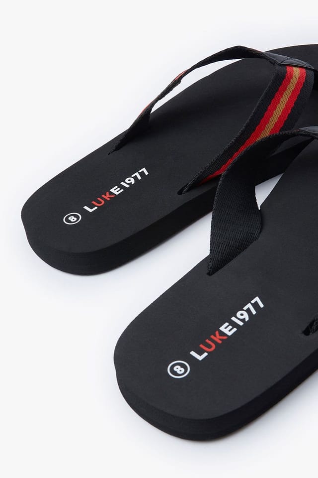 Luke 1977 Luke 1977 Men's Benn Canvas Flip Flop in Black - 3