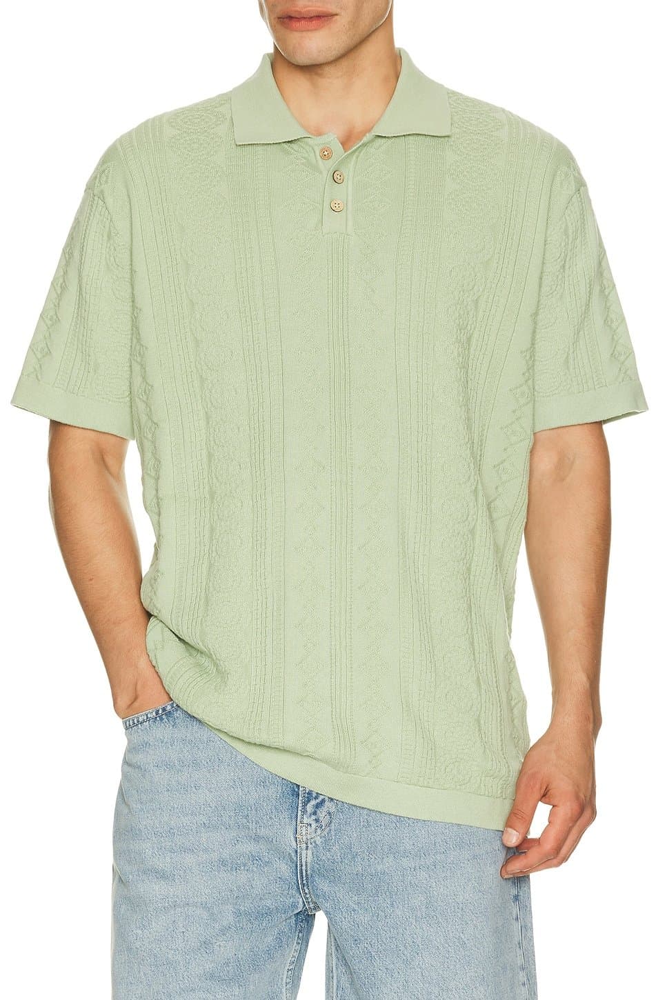 revolve Rails Knit Polo
