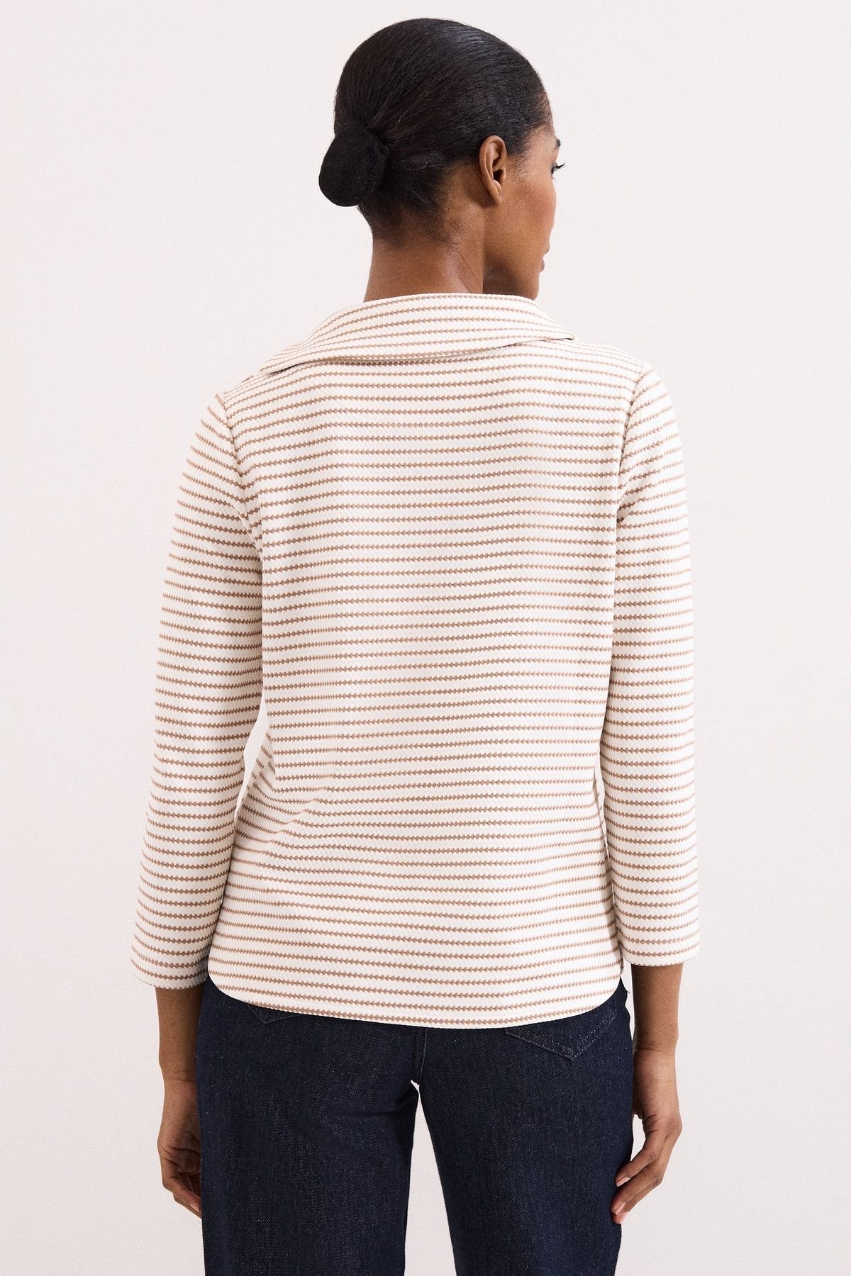 Phase Eight Phase Eight Women's Remy Textured Top in Ecru - 3