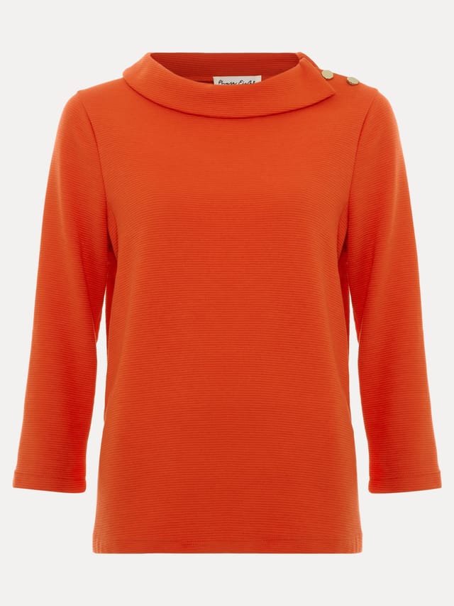 Phase Eight Phase Eight Women's Remy Textured Top in Scarlet - 2
