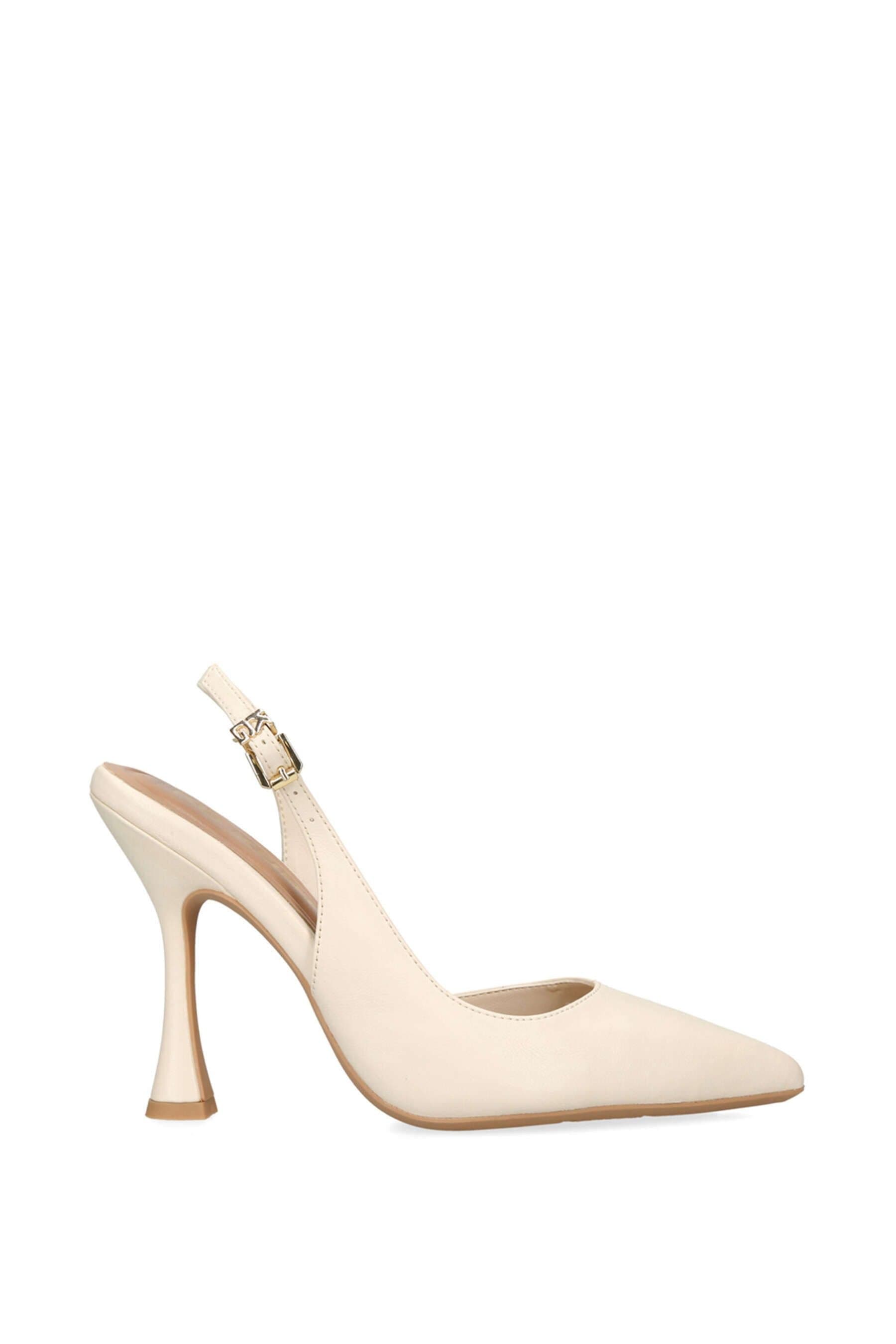 KG Kurt Geiger KG Kurt Geiger Cream Bone Leather Heel