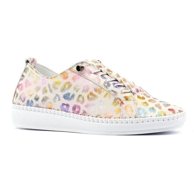 Lunar Lunar Women's Jana Leopard Print Leather Shoes - 3
