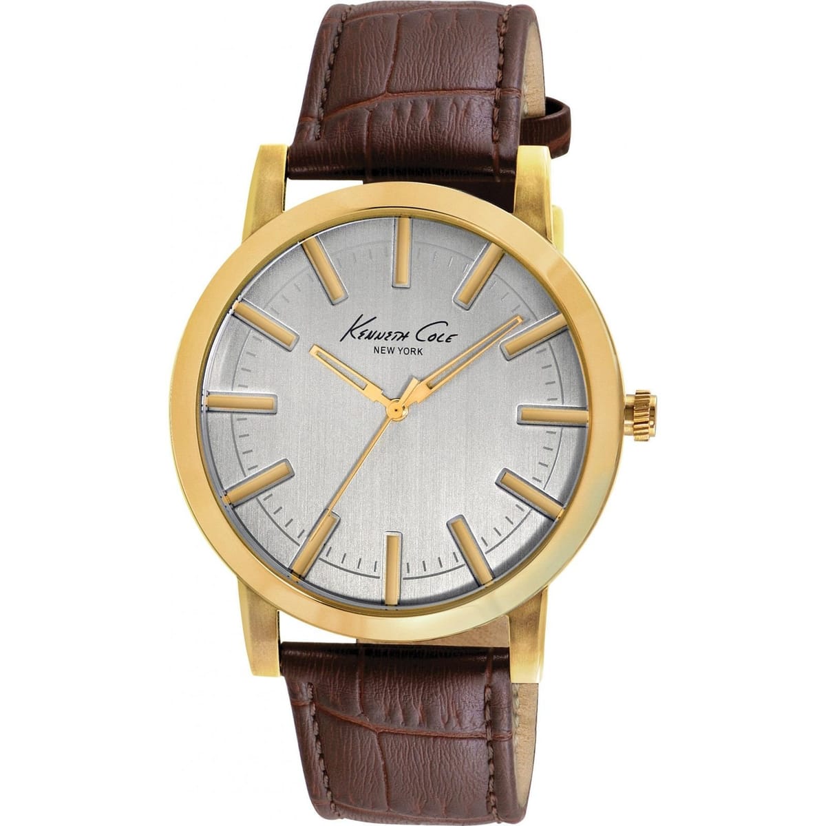 Kenneth Cole Kenneth Cole Men's IKC8043 44mm Quartz Watch in Brown - 1