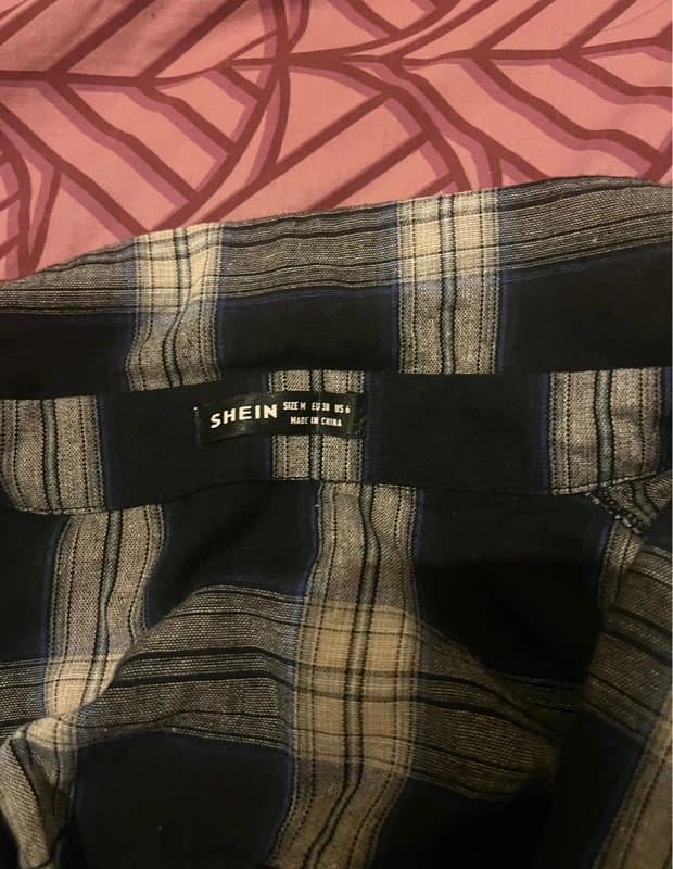 Shein Shein black and blue shirt