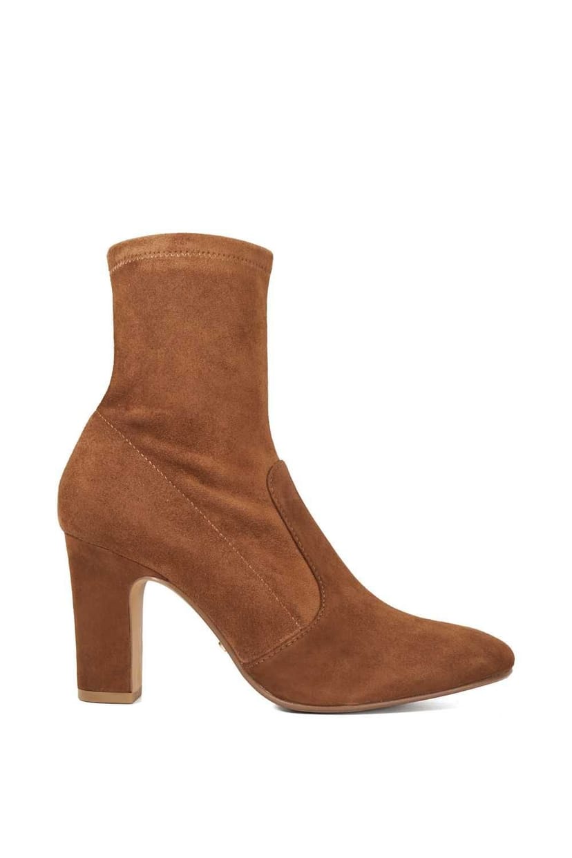 Dune London Dune London Women's 'Optilly' Suede Ankle Boots in Brown - 1