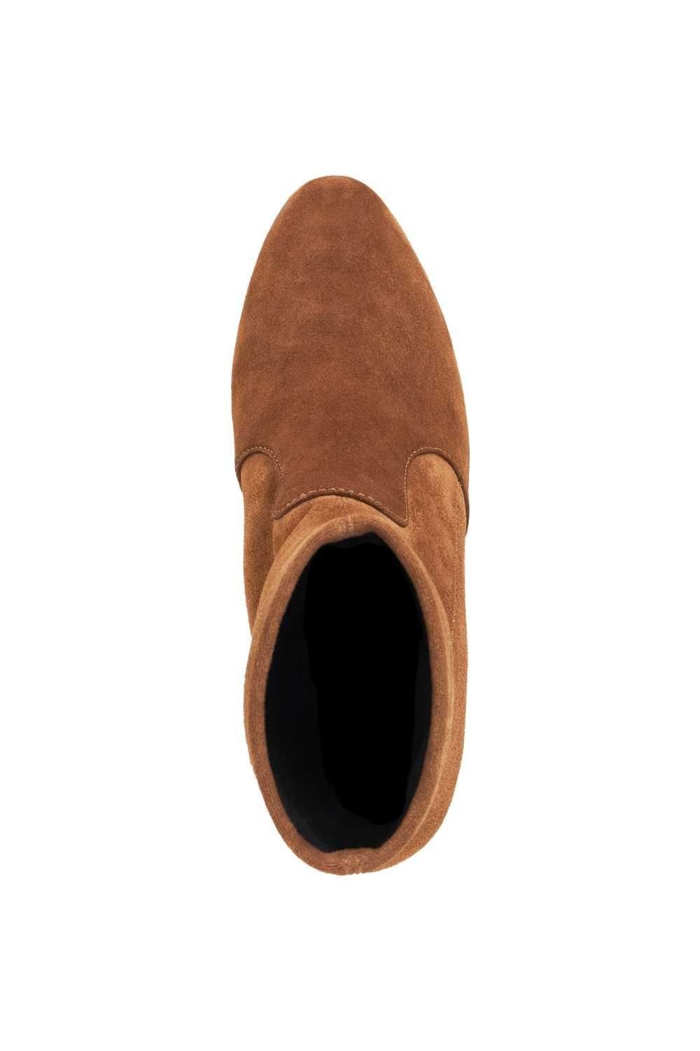 Dune London Dune London Women's 'Optilly' Suede Ankle Boots in Brown - 4